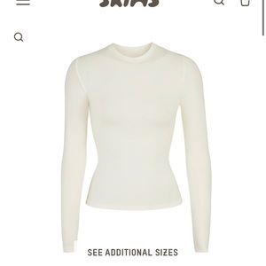 NWT Skims Cotton Jersey Long Sleeve